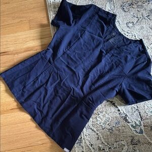 FIGS Navy Blue Scrub Top